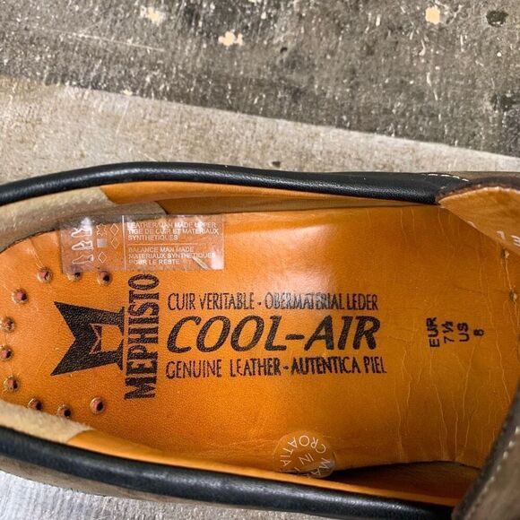 Mephisto Men’s Size 8 Baduard Suede Leather Slip On Brown Casual Nubuck Shoes - Picture 11 of 12